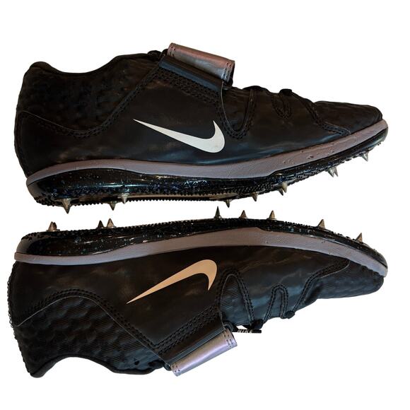 Nike Air Zoom HJ Elite Track Field Spikes 806561 Black Mens 7.5 Womens 9 *FLAW* - Picture 8 of 16